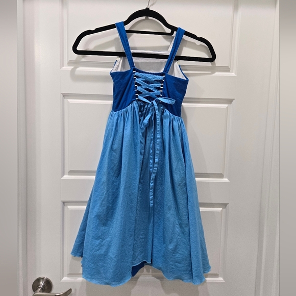 LLUM TONAL BLUE GISELLE CORSET DRESS GIRLS SIZE 6 HALLOWEEN COSTUME DRESS UP - Picture 5 of 16
